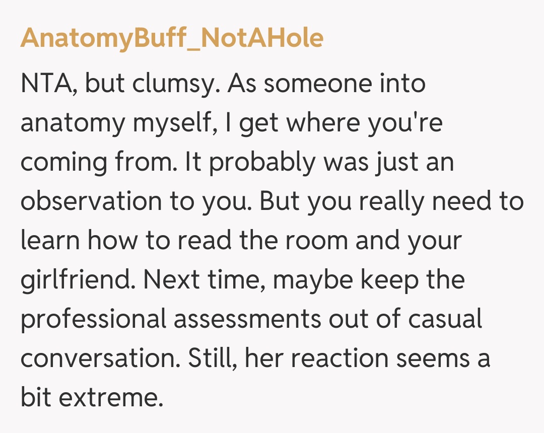 Comentariu de la AnatomyBuff_NotAHole