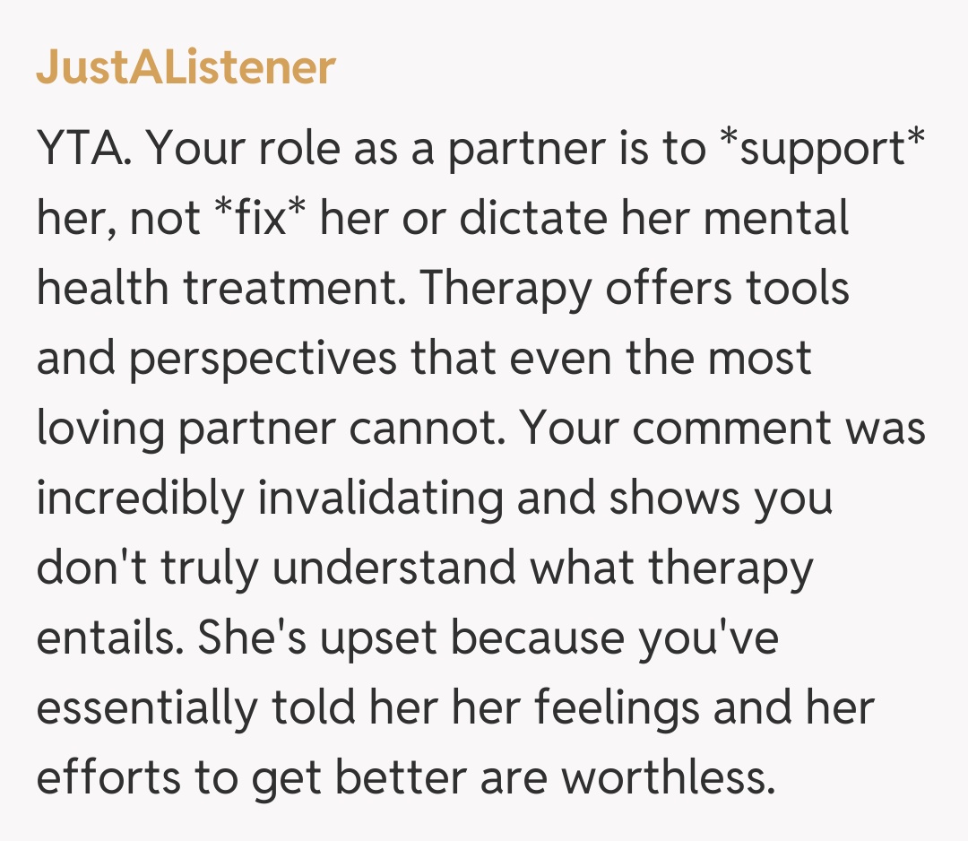 Comentariu de la JustAListener