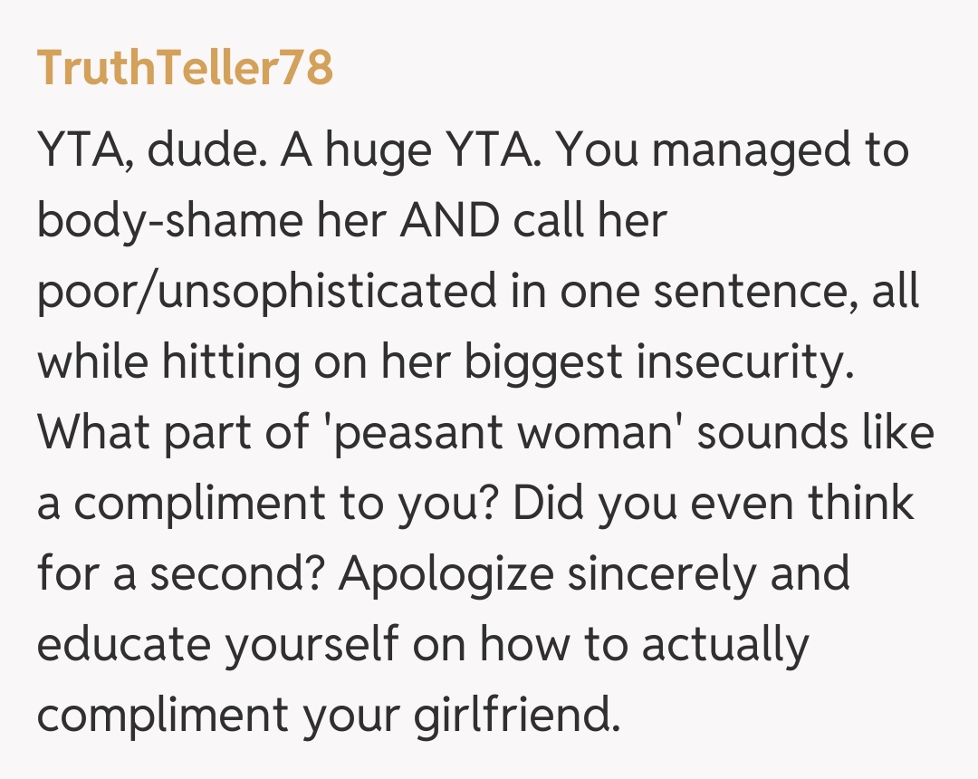 Comentariu de la TruthTeller78