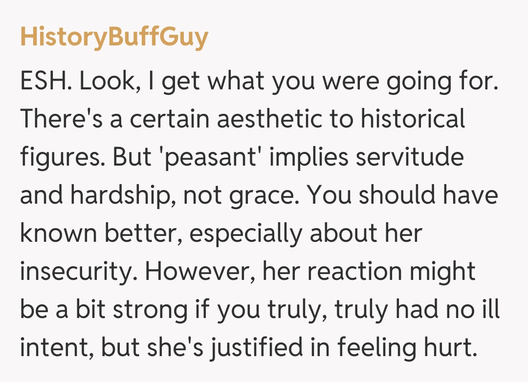 Comentariu de la HistoryBuffGuy