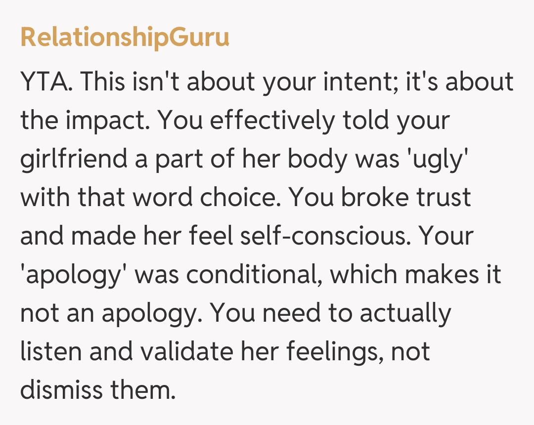 Comentariu de la RelationshipGuru