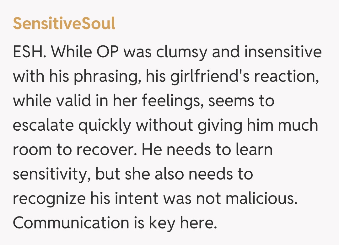 Comentariu de la SensitiveSoul