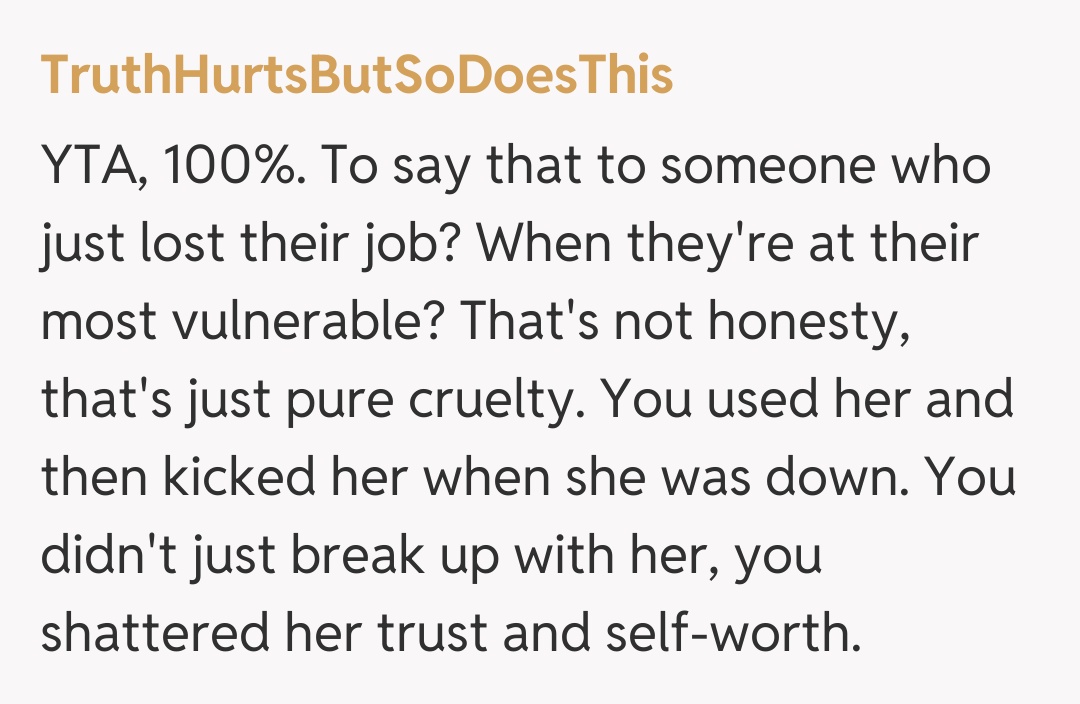 Comentariu de la TruthHurtsButSoDoesThis