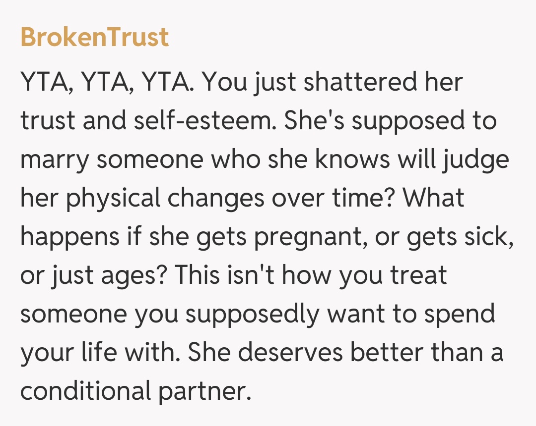 Comentariu de la BrokenTrust