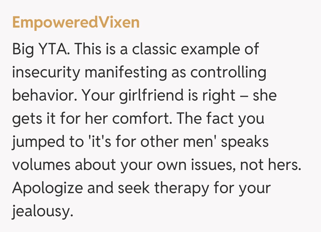 Comentariu de la EmpoweredVixen