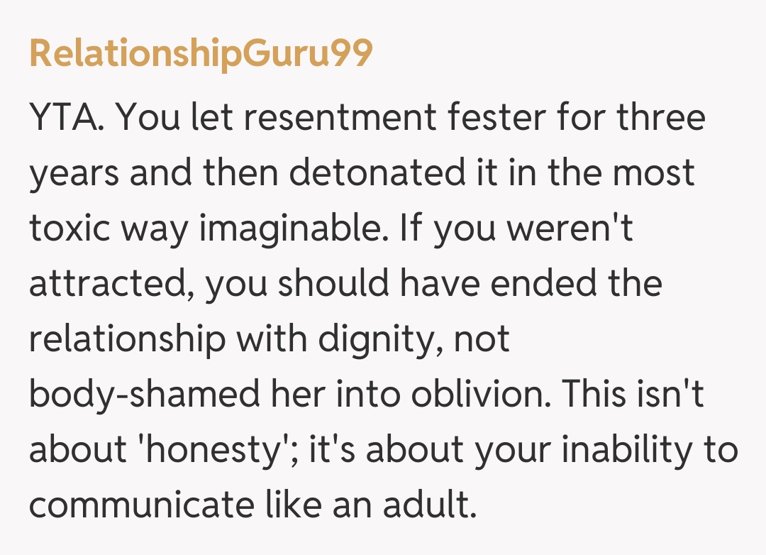 Comentariu de la RelationshipGuru99