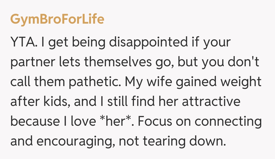 Comentariu de la GymBroForLife