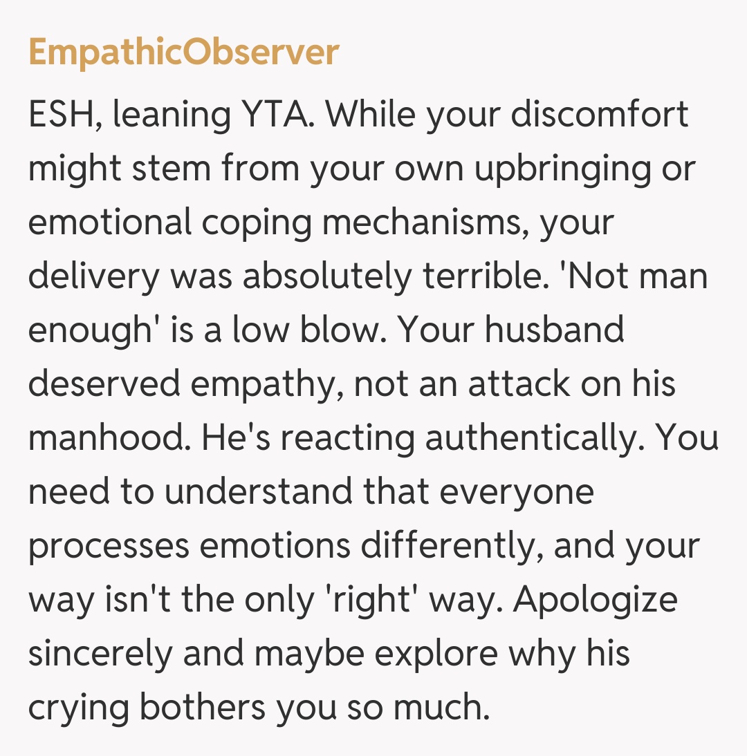 Comentariu de la EmpathicObserver