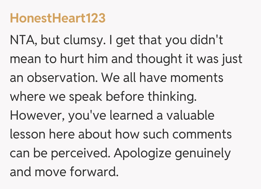 Comentariu de la HonestHeart123