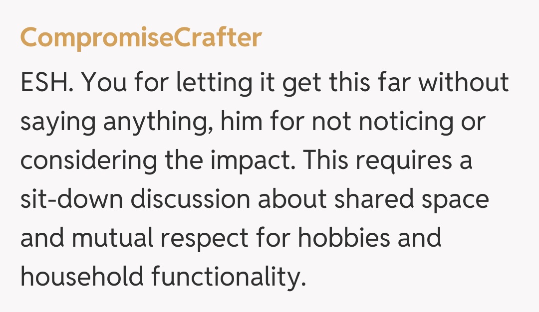 Comentariu de la CompromiseCrafter