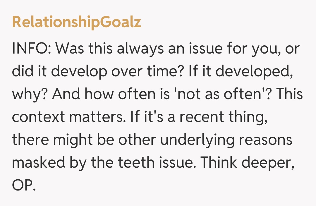 Comentariu de la RelationshipGoalz