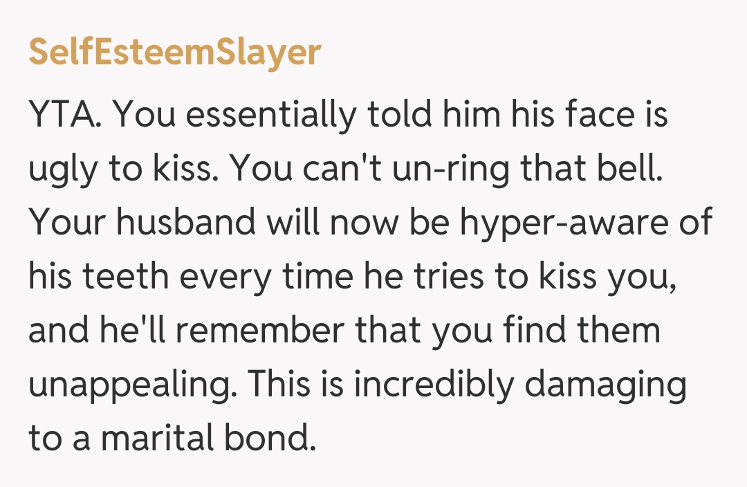 Comentariu de la SelfEsteemSlayer