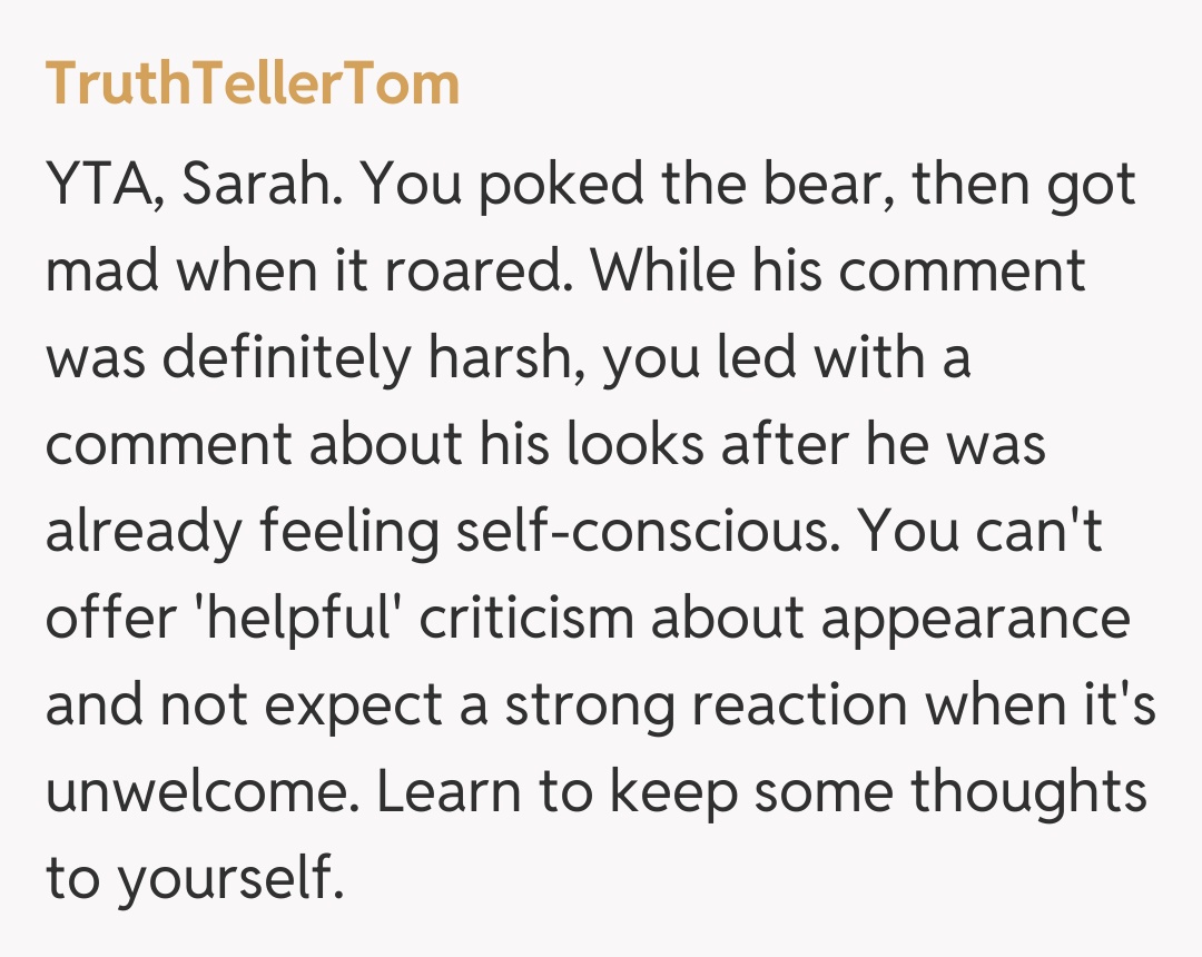 Comentariu de la TruthTellerTom