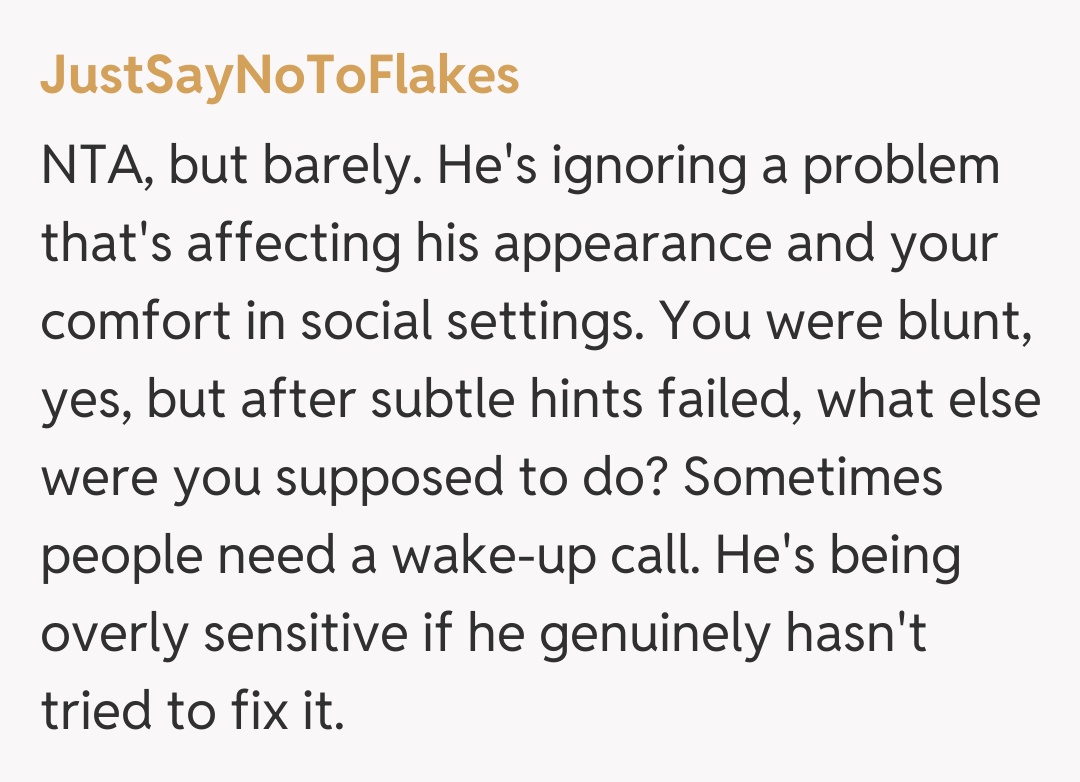 Comentariu de la JustSayNoToFlakes