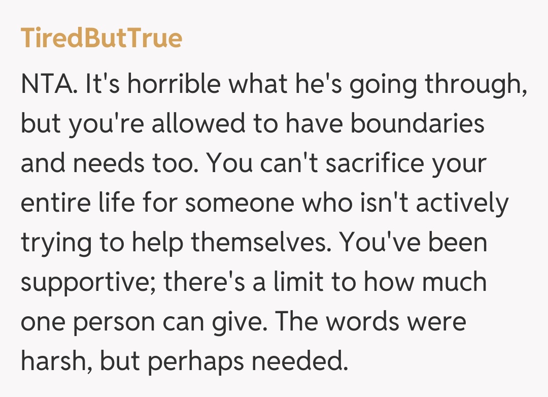 Comentariu de la TiredButTrue