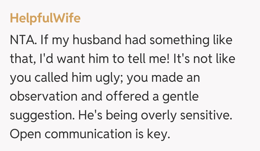 Comentariu de la HelpfulWife