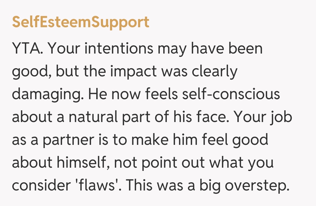 Comentariu de la SelfEsteemSupport