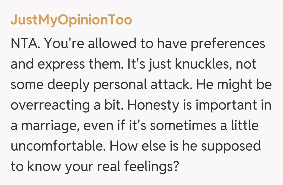 Comentariu de la JustMyOpinionToo