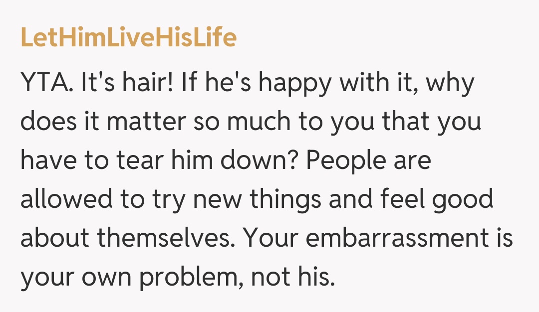 Comentariu de la LetHimLiveHisLife