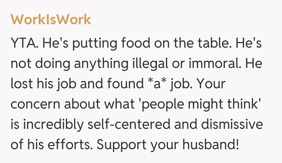 Comentariu de la WorkIsWork