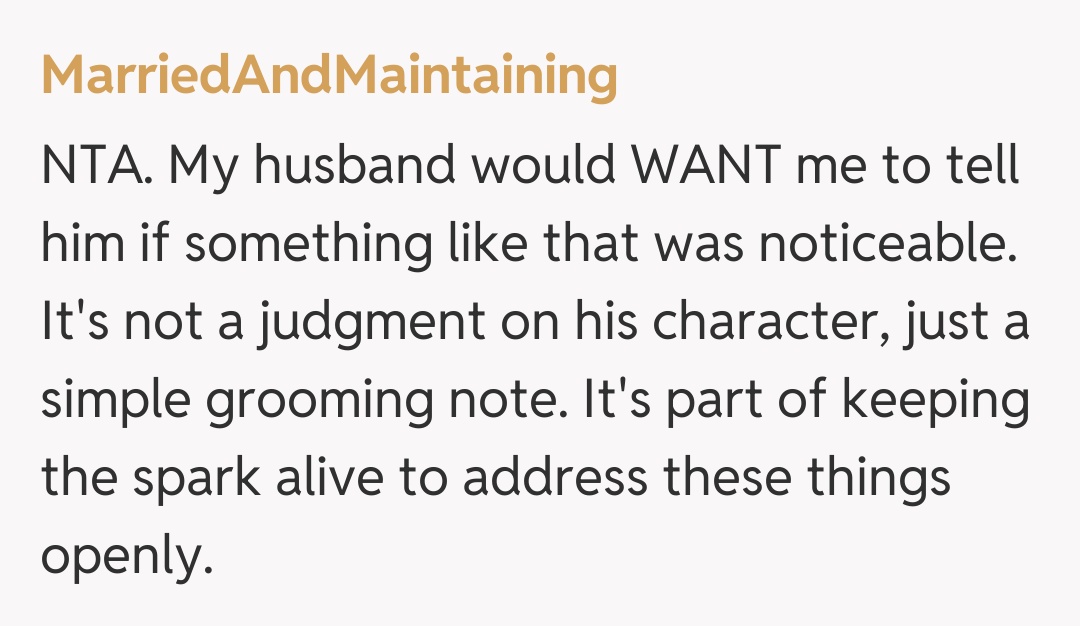 Comentariu de la MarriedAndMaintaining