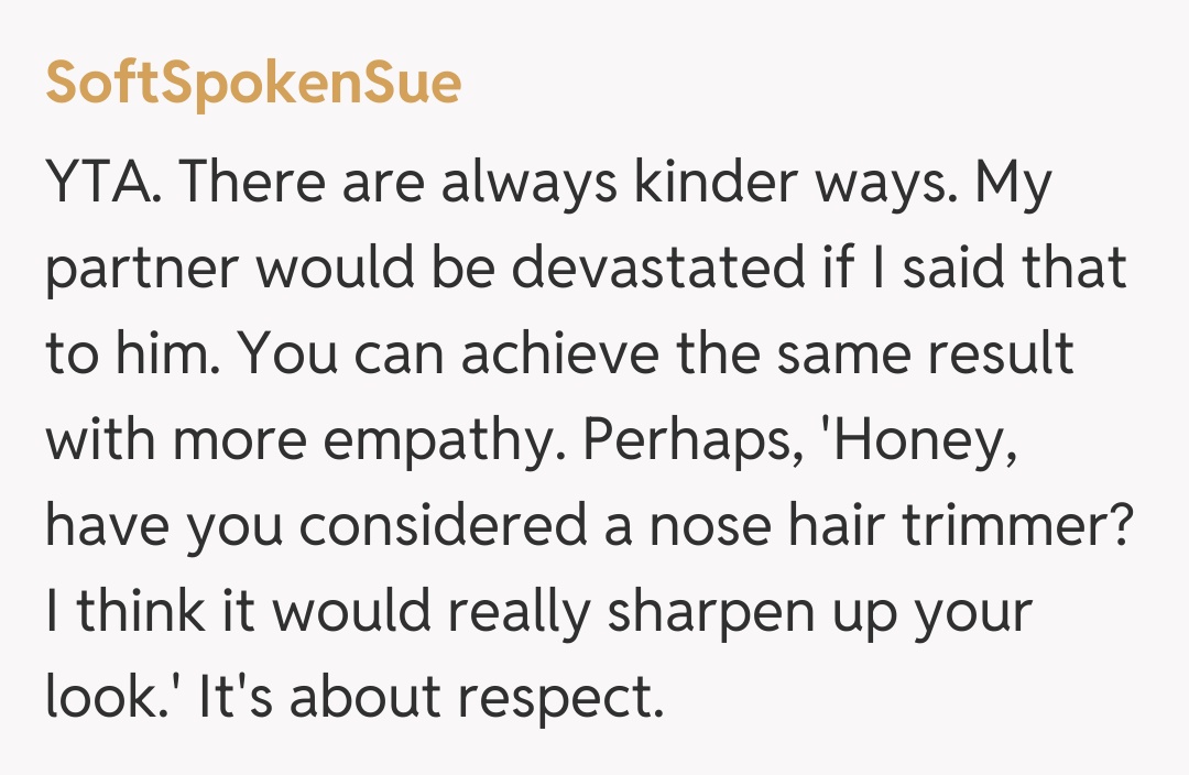 Comentariu de la SoftSpokenSue