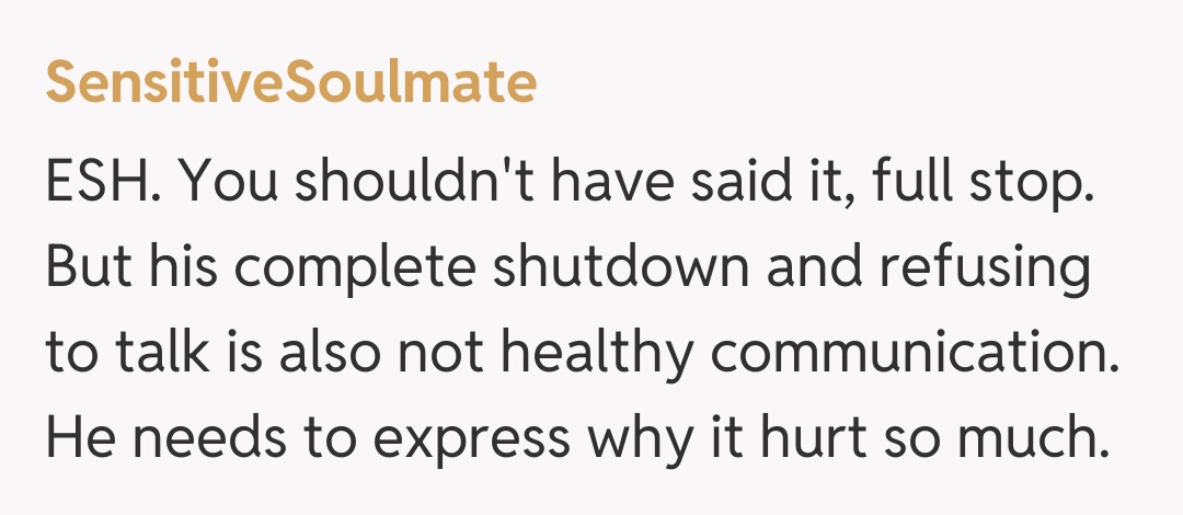 Comentariu de la SensitiveSoulmate