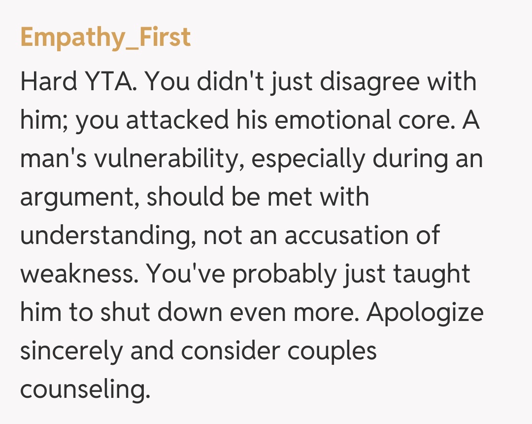 Comentariu de la Empathy_First