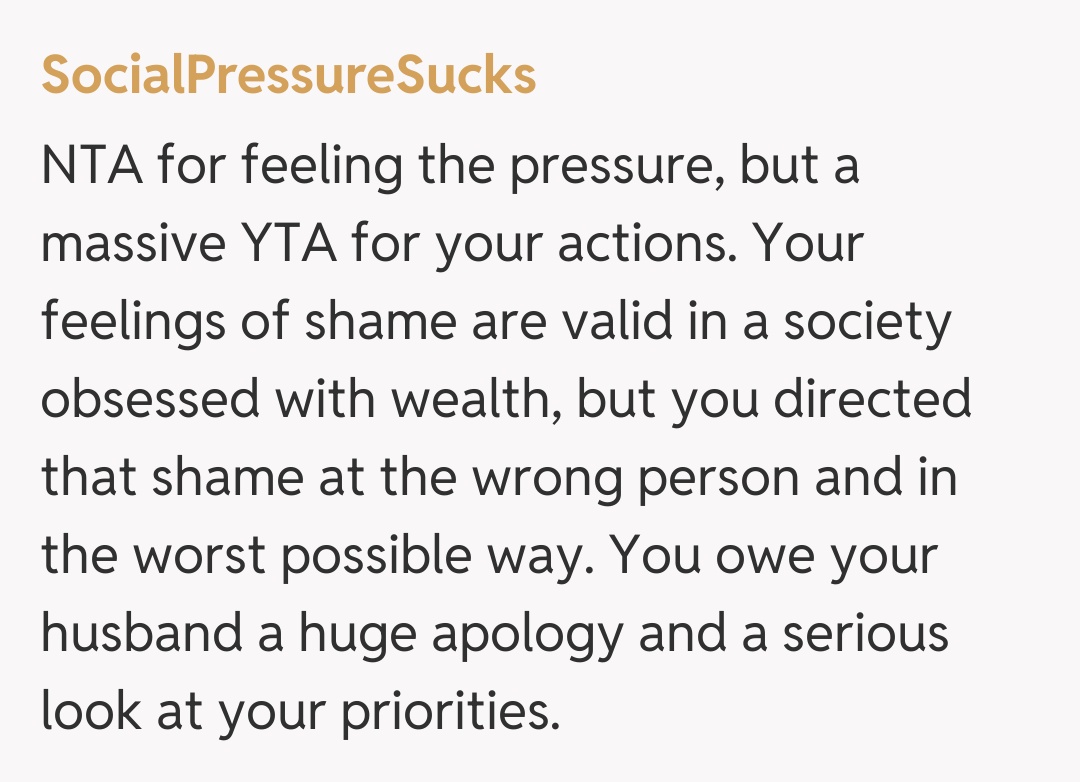 Comentariu de la SocialPressureSucks