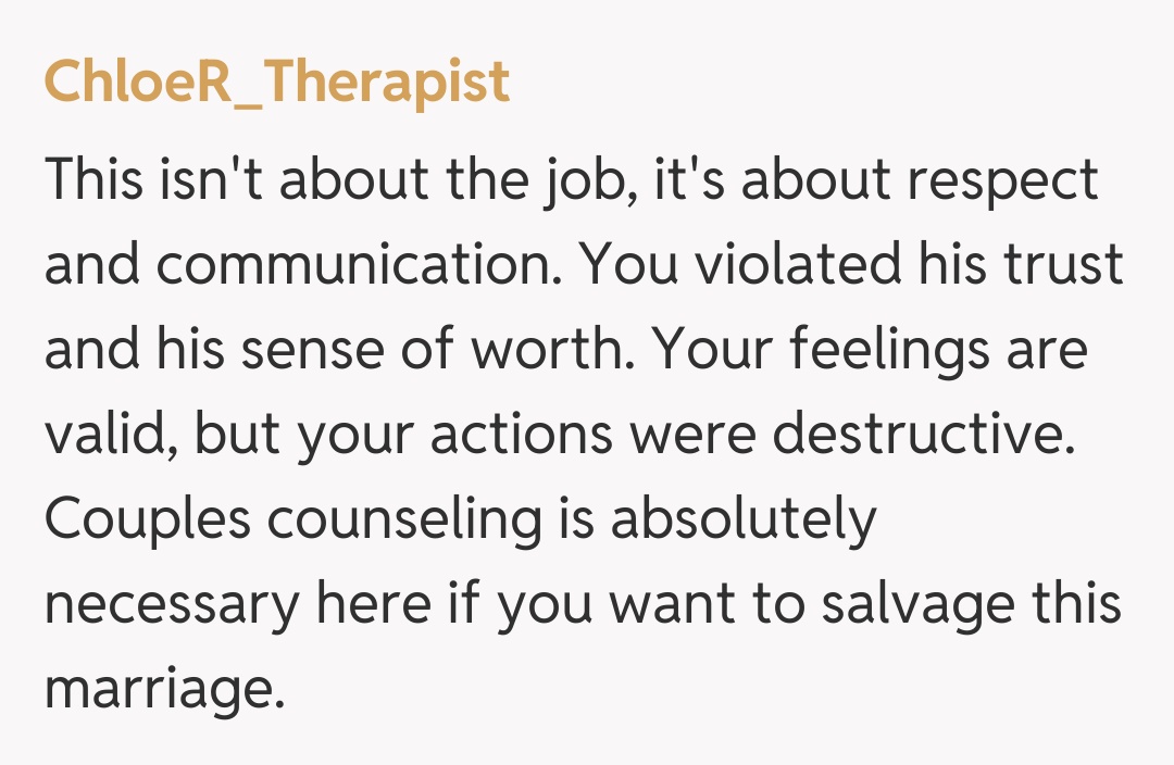 Comentariu de la ChloeR_Therapist