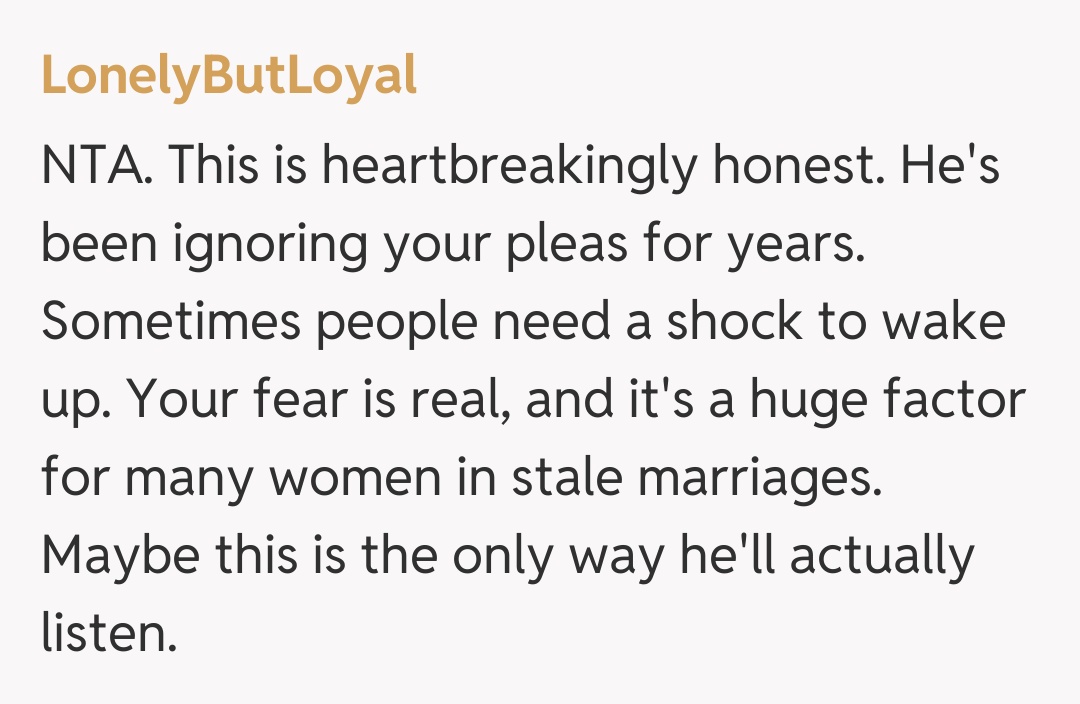 Comentariu de la LonelyButLoyal