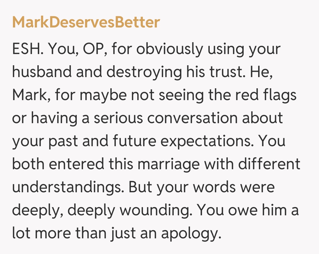 Comentariu de la MarkDeservesBetter