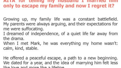 Photo of AITA for telling my husband I married him only to escape my family and now I regret it?