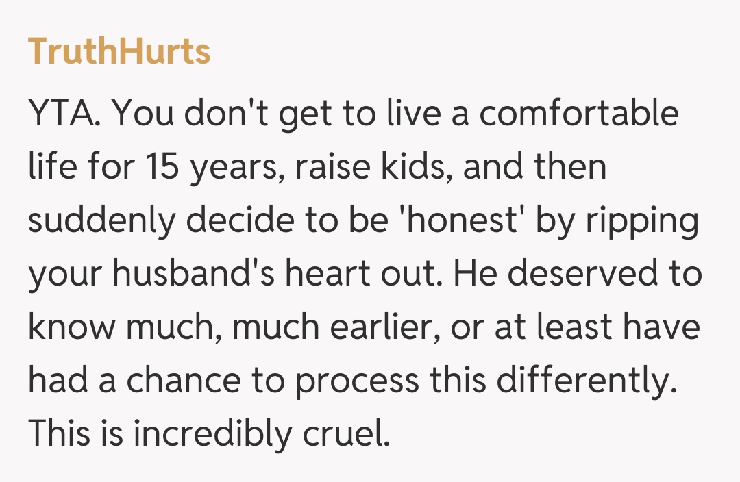 Comentariu de la TruthHurts