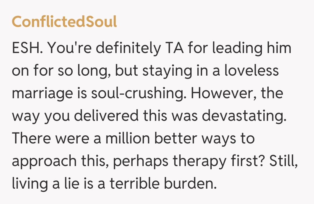 Comentariu de la ConflictedSoul