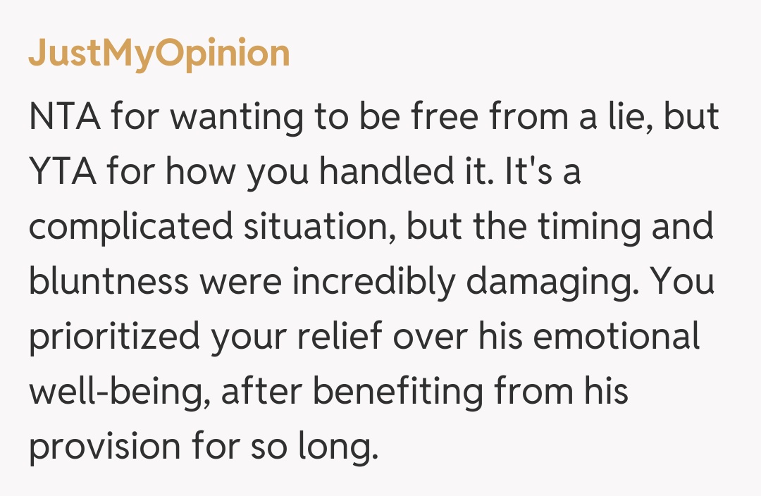 Comentariu de la JustMyOpinion