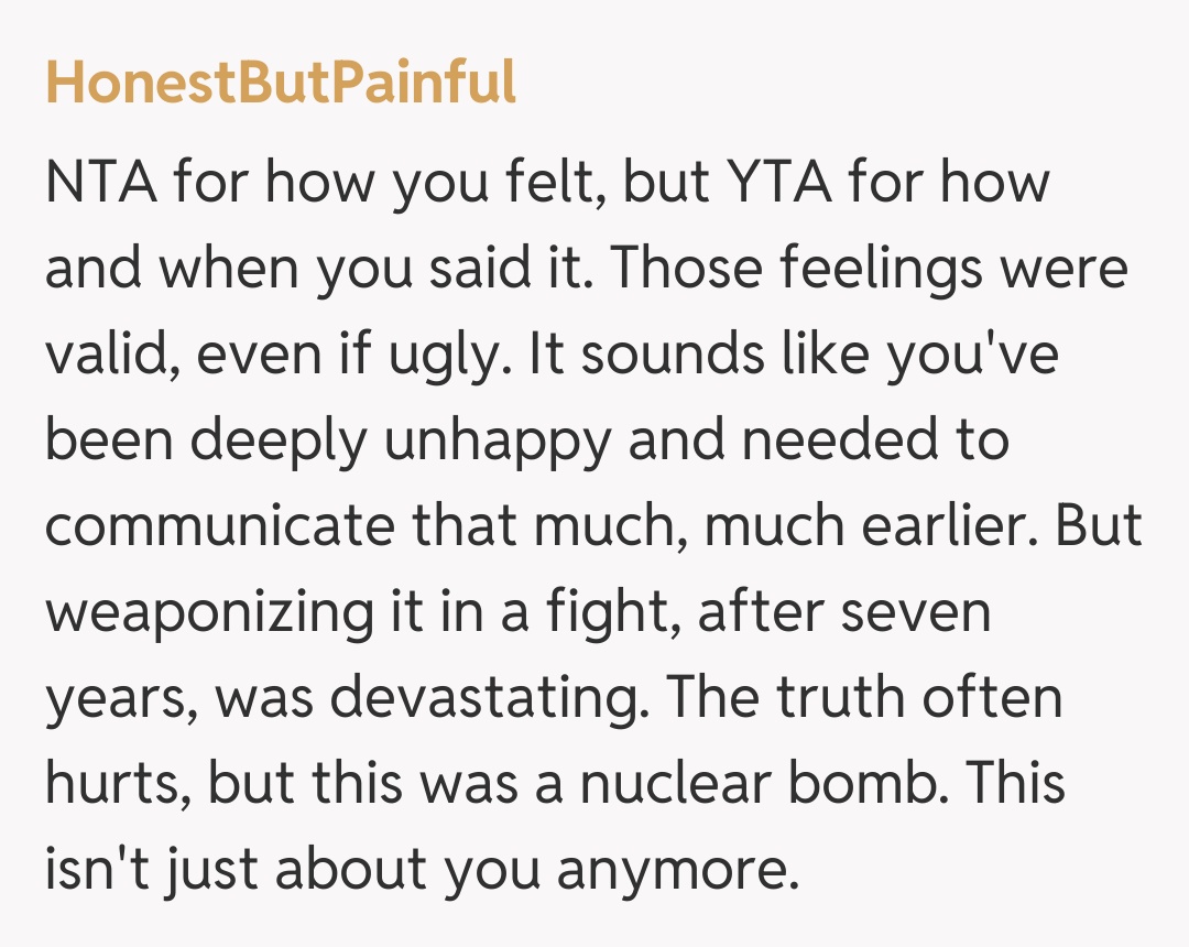 Comentariu de la HonestButPainful