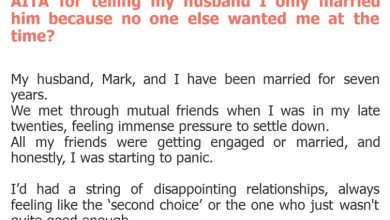 Photo of AITA for telling my husband I only married him because no one else wanted me at the time?