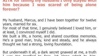 Photo of AITA for telling my husband I only stayed with him because I was scared of being alone forever?