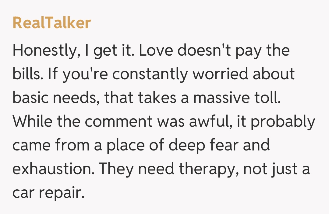 Comentariu de la RealTalker