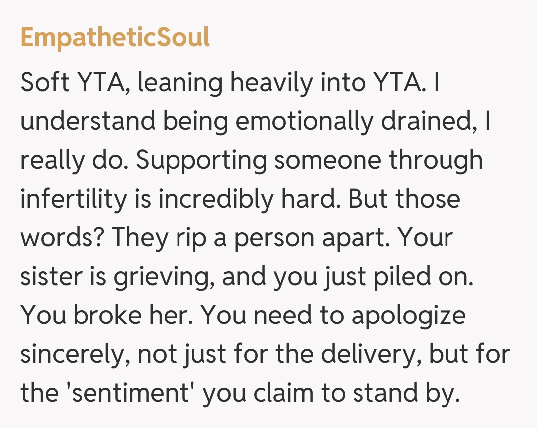 Comentariu de la EmpatheticSoul