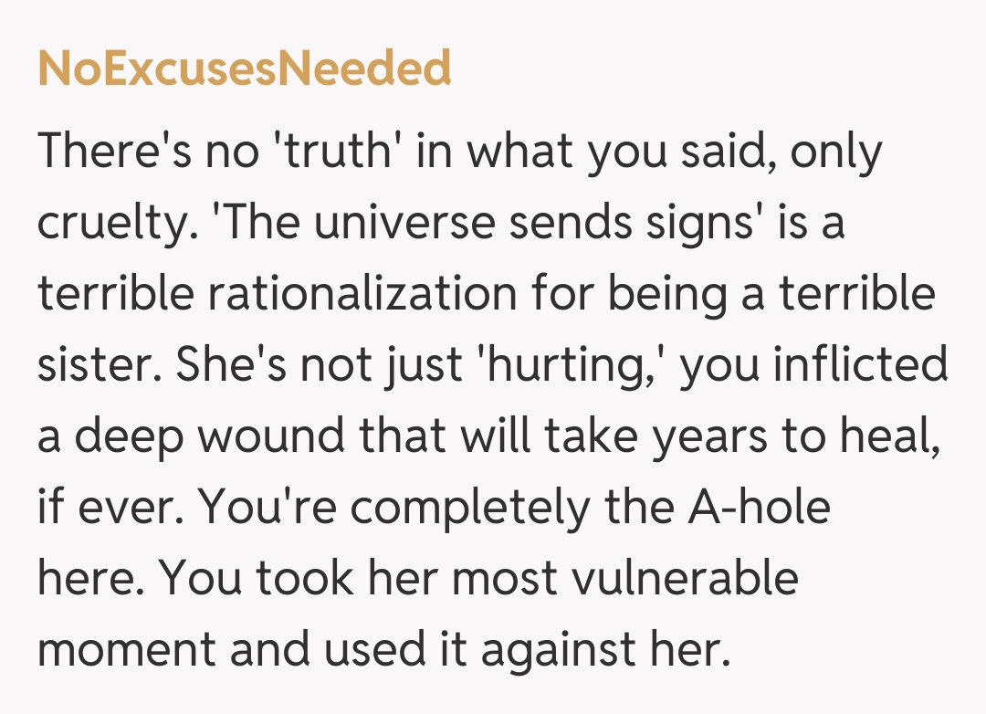 Comentariu de la NoExcusesNeeded