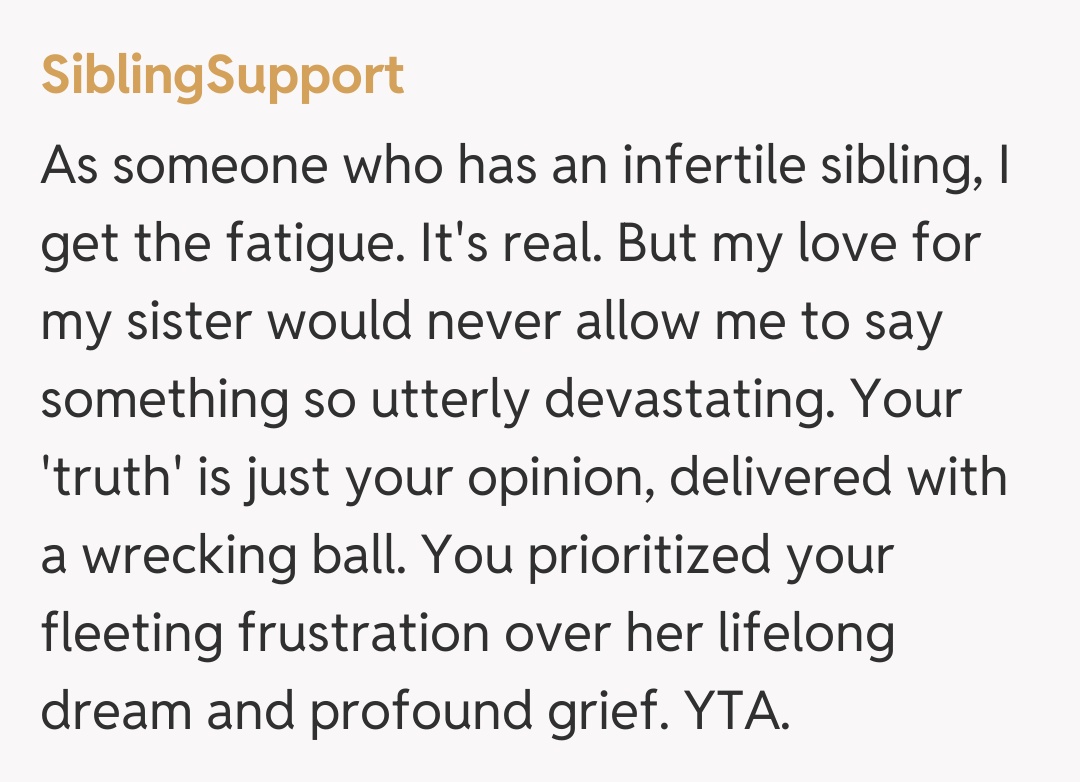 Comentariu de la SiblingSupport