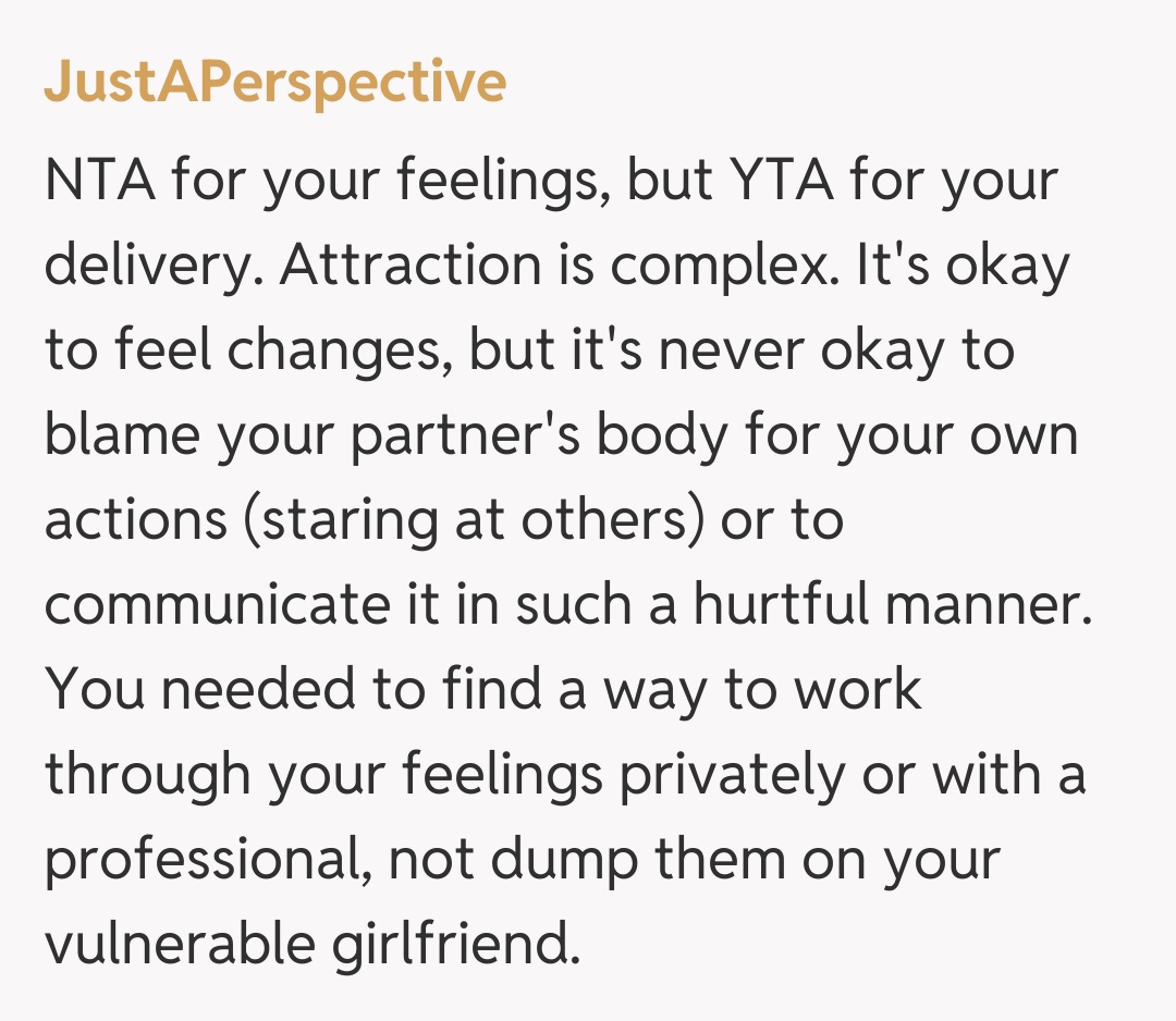 Comentariu de la JustAPerspective