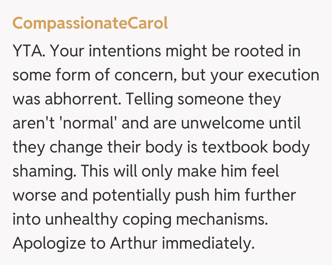 Comentariu de la CompassionateCarol