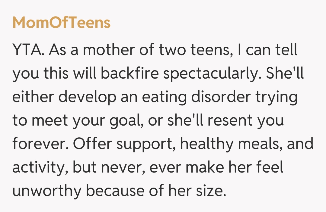 Comentariu de la MomOfTeens