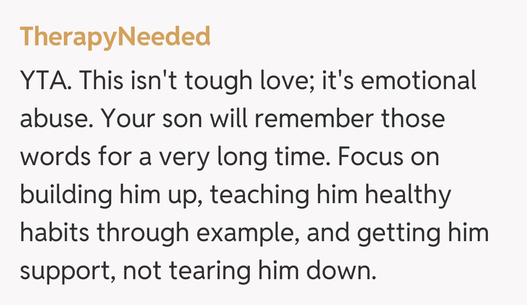 Comentariu de la TherapyNeeded