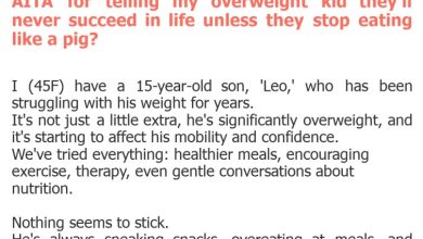 Photo of AITA for telling my overweight kid they’ll never succeed in life unless they stop eating like a pig?