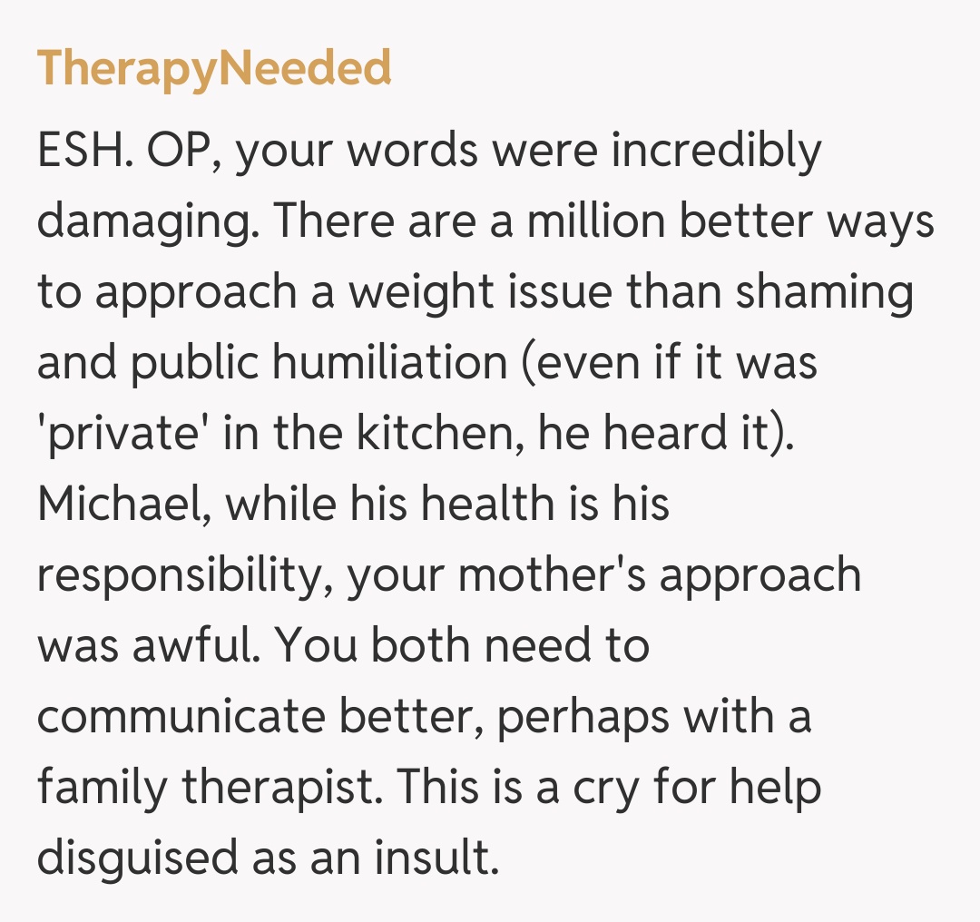 Comentariu de la TherapyNeeded