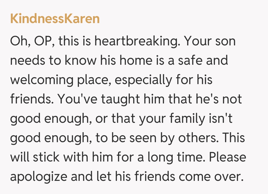 Comentariu de la KindnessKaren